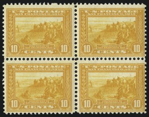 Sale 953, Lot 1067, 1913-15 Panama-Pacific Issue (Scott 397-404), 10c Orange Yellow, Panama-Pacific (400) Sale 953, Lot 1067, 1913-15 Panama-Pacific Issue (Scott 397-404)