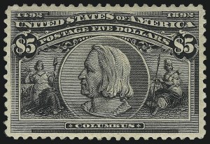 Sale Number 953, Lot Number 764, 1893 Columbian Issue (Scott 230-245) Sale Number 953, Lot Number 764, 1893 Columbian Issue (Scott 230-245)