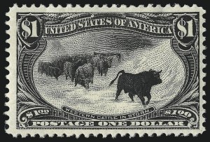 Sale 953, Lot 859, 1898 Trans-Mississippi Issue (Scott 285-293), $1.00 Trans-Mississippi (292) Sale 953, Lot 859, 1898 Trans-Mississippi Issue (Scott 285-293)
