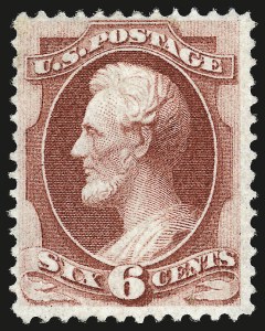 Sale 959, Lot 2366, 1870-71 National Bank Note Co. Ungrilled Issue (Scott 145-155), 6c Carmine (148) Sale 959, Lot 2366, 1870-71 National Bank Note Co. Ungrilled Issue (Scott 145-155)