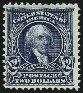 Sale 959, Lot 2712, 1902-08 Issues (Scott 300-320), $2.00 Dark Blue (312) Sale 959, Lot 2712, 1902-08 Issues (Scott 300-320)