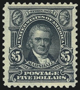 Sale 959, Lot 2713, 1902-08 Issues (Scott 300-320), $5.00 Dark Green (313) Sale 959, Lot 2713, 1902-08 Issues (Scott 300-320)