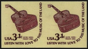 Sale 959, Lot 3078, Modern Errors, 3.1c Guitar Coil, Imperforate (1613b) Sale 959, Lot 3078, Modern Errors