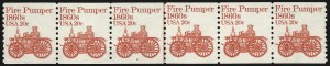 Sale 959, Lot 3091, Modern Errors, 20c Fire Pumper, Coil (1908) Sale 959, Lot 3091, Modern Errors