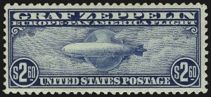 Sale 959, Lot 3134, Air Post, 65c, $2.60 Graf Zeppelin (C13, C15) Sale 959, Lot 3134, Air Post