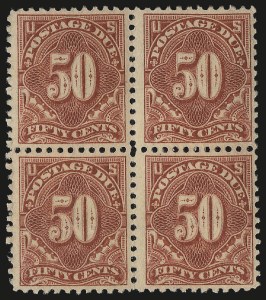 Sale 959, Lot 3204, Postage Due, 50c Carmine Rose (J67) Sale 959, Lot 3204, Postage Due