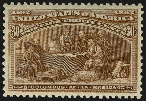 Sale Number 962, Lot Number 2509, Columbian Issue (Scott 230-245) Sale Number 962, Lot Number 2509, Columbian Issue (Scott 230-245)