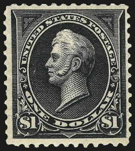 Sale 962, Lot 2547, 1894-98 Bureau Issues (Scott 246-284), $1.00 Black, Ty. II (261A) Sale 962, Lot 2547, 1894-98 Bureau Issues (Scott 246-284)