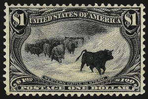 Sale 962, Lot 2589, Trans-Mississippi Issue (Scott 285-293), $1.00 Trans-Mississippi (292) Sale 962, Lot 2589, Trans-Mississippi Issue (Scott 285-293)