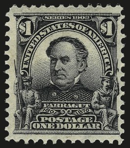 Sale 962, Lot 2623, 1902-08 thru Jamestown Issues (Scott 300-330), $1.00 Black (311) Sale 962, Lot 2623, 1902-08 thru Jamestown Issues (Scott 300-330)