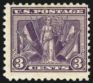 Sale 962, Lot 2826A, Specialized Offset Issues (Scott 525-541), 3c Deep Violet (537a) Sale 962, Lot 2826A, Specialized Offset Issues (Scott 525-541)