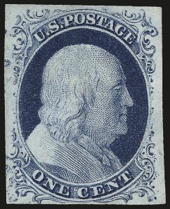 Sale Number 967, Lot Number 4096, 1851-56 Issue (Scott 5-17) Sale Number 967, Lot Number 4096, 1851-56 Issue (Scott 5-17)