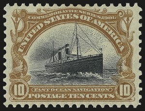 Sale 967, Lot 4504, 1901 Pan-American Issue (Scott 294-299), 10c Pan-American (299) Sale 967, Lot 4504, 1901 Pan-American Issue (Scott 294-299)