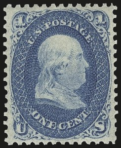 Sale Number 968, Lot Number 70, 1861-66 Issue (Scott 63-72) Sale Number 968, Lot Number 70, 1861-66 Issue (Scott 63-72)