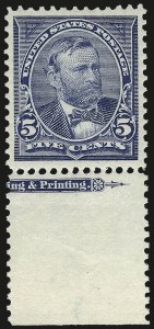 Sale Number 968A, Lot Number 343, 1898 Bureau Change of Colors (Scott 279-284) Sale Number 968A, Lot Number 343, 1898 Bureau Change of Colors (Scott 279-284)