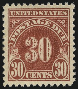 Sale Number 968B, Lot Number 847, Postage Due (Scott J52-J76) Sale Number 968B, Lot Number 847, Postage Due (Scott J52-J76)