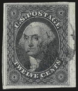 Sale Number 975, Lot Number 1160, 1851-56 Issue (Scott 5-17) Sale Number 975, Lot Number 1160, 1851-56 Issue (Scott 5-17)
