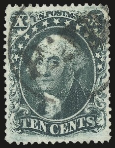 Sale Number 975, Lot Number 1207, 1857-60 Issue (Scott 18-39) Sale Number 975, Lot Number 1207, 1857-60 Issue (Scott 18-39)