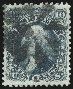 Sale Number 975, Lot Number 1299, 1867-68 Grilled Issue (Scott 79-101), including the 10c Z Grill Sale Number 975, Lot Number 1299, 1867-68 Grilled Issue (Scott 79-101), including the 10c Z Grill