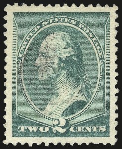 Sale Number 975, Lot Number 1444, 1881-87 American Bank Note Co. Issues (Scott 205-218) Sale Number 975, Lot Number 1444, 1881-87 American Bank Note Co. Issues (Scott 205-218)