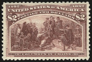 Sale Number 975, Lot Number 1537, 1893 Columbian Issue ($2.00 thru $5.00, Scott 242-245) Sale Number 975, Lot Number 1537, 1893 Columbian Issue ($2.00 thru $5.00, Scott 242-245)