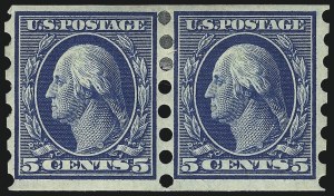 Sale 976, Lot 1923, 1908-10 Washington-Franklin Issues (Scott 331-356), 4c Blue, Mailometer Ty. II (347) Sale 976, Lot 1923, 1908-10 Washington-Franklin Issues (Scott 331-356)