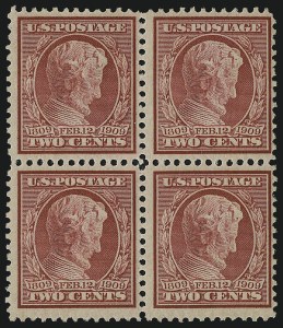 Sale 976, Lot 1959, 1909 Commemorative Issues (Scott 367-373), 2c Lincoln, Bluish (369) Sale 976, Lot 1959, 1909 Commemorative Issues (Scott 367-373)