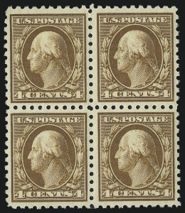 Sale 976, Lot 2055, 1916-17 Issues (Scott 461-480), 4c Orange Brown (465) Sale 976, Lot 2055, 1916-17 Issues (Scott 461-480)