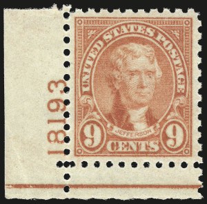 Sale Number 976, Lot Number 2169, 1922-29 Issues (Scott 574-657a, including Scott 613) Sale Number 976, Lot Number 2169, 1922-29 Issues (Scott 574-657a, including Scott 613)