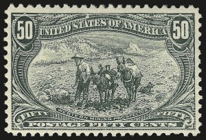 Sale 982, Lot 5648, 1898 Trans-Mississippi Issue (Scott 285-293), 50c Trans-Mississippi (291) Sale 982, Lot 5648, 1898 Trans-Mississippi Issue (Scott 285-293)