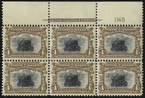 Sale 982, Lot 5664, 1901 Pan-American Issue (Scott 294-299), 4c Pan-American (296) Sale 982, Lot 5664, 1901 Pan-American Issue (Scott 294-299)