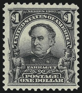 Sale 982, Lot 5696, 1902-08 Issues (Scott 300-322), $1.00 Black (311) Sale 982, Lot 5696, 1902-08 Issues (Scott 300-322)