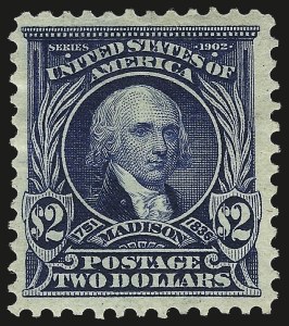 Sale 982, Lot 5700, 1902-08 Issues (Scott 300-322), $2.00 Dark Blue (312) Sale 982, Lot 5700, 1902-08 Issues (Scott 300-322)