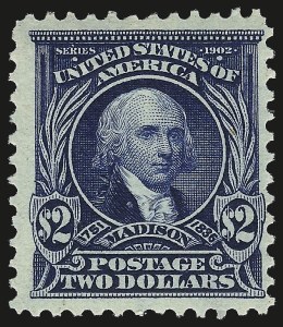 Sale 982, Lot 5702, 1902-08 Issues (Scott 300-322), $2.00 Dark Blue (312) Sale 982, Lot 5702, 1902-08 Issues (Scott 300-322)