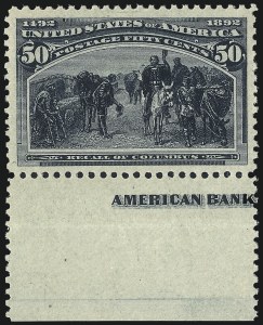 Sale Number 1000, Lot Number 1136, 1893 Columbian Issue (1c-50c) Sale Number 1000, Lot Number 1136, 1893 Columbian Issue (1c-50c)