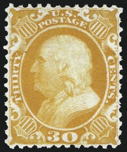 Sale Number 983, Lot Number 39, 1875 Reprint of 1857-60 Issue Sale Number 983, Lot Number 39, 1875 Reprint of 1857-60 Issue