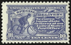 Sale 984, Lot 1102, Special Delivery, Registration (E, F), 10c Ultramarine (E9) Sale 984, Lot 1102, Special Delivery, Registration (E, F)