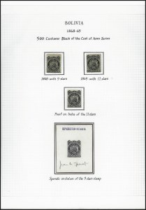 Sale 989, Lot 261, South America, THE DR. ROBERT H. LEBOW COLLECTION OF BOLIVIA Sale 989, Lot 261, South America