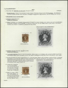 Sale 989, Lot 278, South America, THE JOHN H. HALL JR. COLLECTION OF CHILE 1853-65 "COLON" ISSUES Sale 989, Lot 278, South America