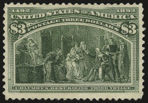 Sale Number 992, Lot Number 2327, 1893 Columbian Issue ($2.00 thru $5.00, Scott 242-245) Sale Number 992, Lot Number 2327, 1893 Columbian Issue ($2.00 thru $5.00, Scott 242-245)