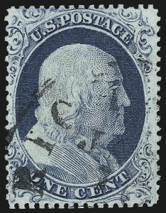 Sale 997, Lot 5234, 1c 1857-60 Issue (Scott 18-24), 1c Blue, Ty. IV (23) Sale 997, Lot 5234, 1c 1857-60 Issue (Scott 18-24)