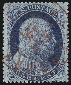 Sale Number 997, Lot Number 5235, 1c 1857-60 Issue (Scott 18-24) Sale Number 997, Lot Number 5235, 1c 1857-60 Issue (Scott 18-24)