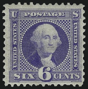 Sale 997, Lot 5502, 1875 Re-Issue of 1869 Pictorial Issue (Scott 123-133a), 6c Blue, Re-Issue (126) Sale 997, Lot 5502, 1875 Re-Issue of 1869 Pictorial Issue (Scott 123-133a)