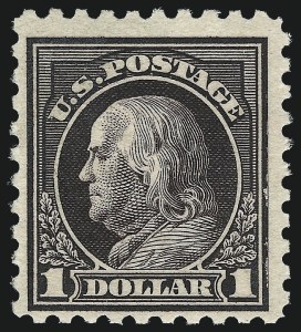 Sale 997, Lot 6029, 1916-17 Issues (Scott 461-480), $1.00 Violet Black (478) Sale 997, Lot 6029, 1916-17 Issues (Scott 461-480)