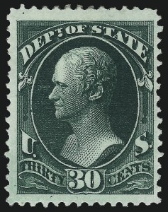 Sale 997, Lot 6274, Officials (O), 30c State (O66) Sale 997, Lot 6274, Officials (O)