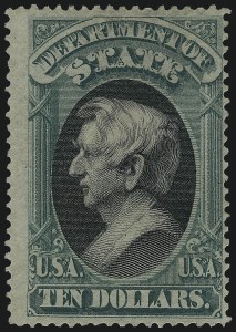 Sale 997, Lot 6279, Officials (O), $10.00 State (O70) Sale 997, Lot 6279, Officials (O)