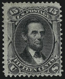 Sale 1007, Lot 2246, 1867-68 Grilled Issue (Scott 97-101), 15c Black, F. Grill (98) Sale 1007, Lot 2246, 1867-68 Grilled Issue (Scott 97-101)