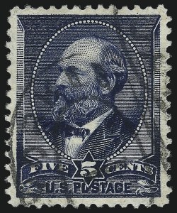 Sale Number 1007, Lot Number 2384, 1881-87 American Bank Note Co. Issues (Scott 206-218) Sale Number 1007, Lot Number 2384, 1881-87 American Bank Note Co. Issues (Scott 206-218)