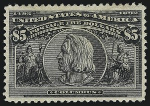 Sale Number 1007, Lot Number 2458, 1893 Columbian Issue ($2.00 thru $5.00, Scott 242-245) Sale Number 1007, Lot Number 2458, 1893 Columbian Issue ($2.00 thru $5.00, Scott 242-245)