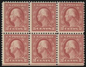 Sale 1014, Lot 1998, 1917-19 Washington-Franklin Issues (Scott 498f-524), 5c Rose, Error (505) Sale 1014, Lot 1998, 1917-19 Washington-Franklin Issues (Scott 498f-524)